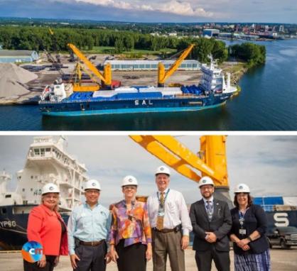 Massive CMI shipment enter the Port of Erie