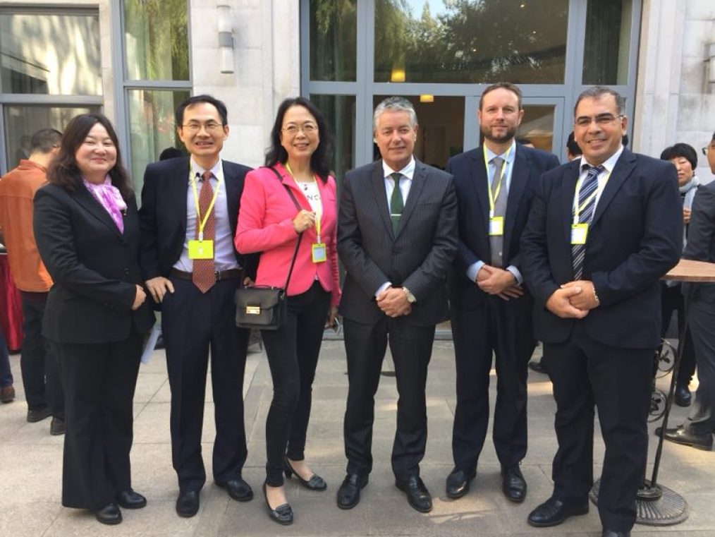 Délégation de CMI avec l’ambassadeur de Belgique en Chine, Marc Vinck (3ème à gauche)