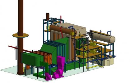 Denapak industrial boiler for the Netherlands.