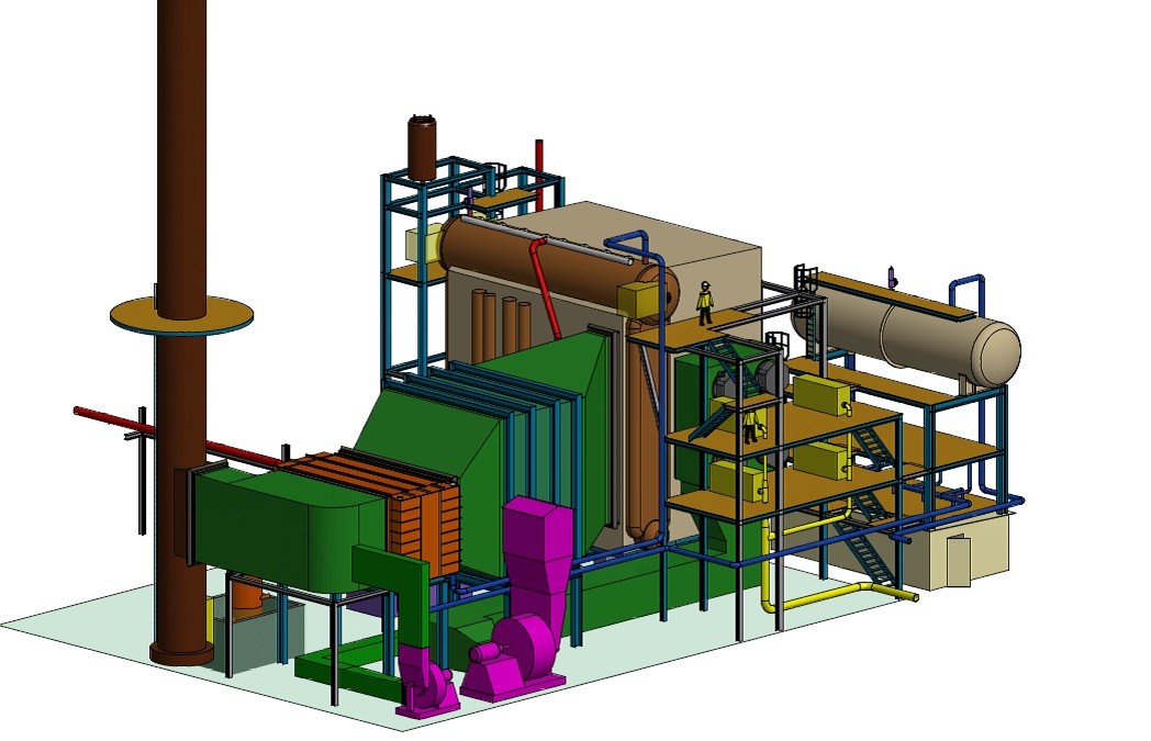 Denapak industrial boiler for the Netherlands.