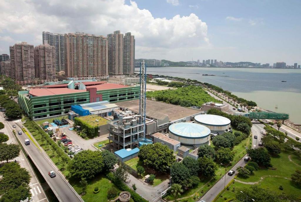 CMI Industry installs odour processing for a sewage treatment plant in Macao (China).