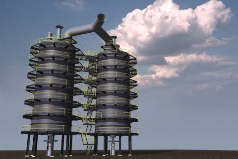 Carbonization process fournace