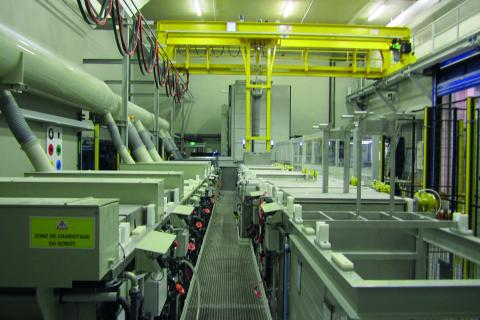 Surface treatment batch line