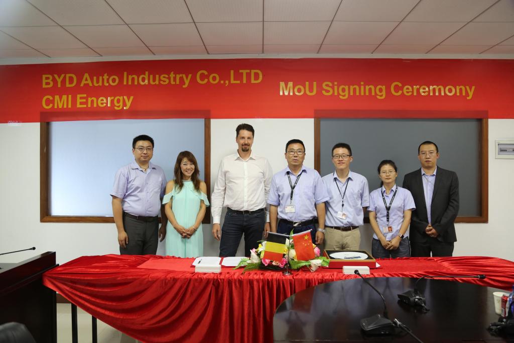BYD et CMI signent un accord de coopération