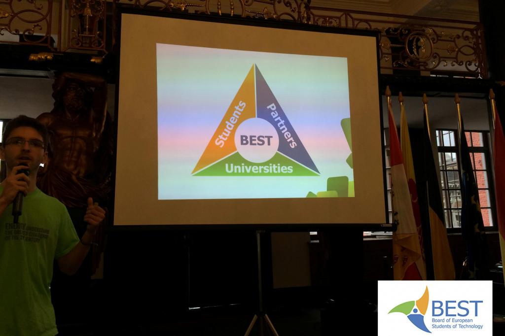 Quentin Grossman, President of BEST Liège for the academic year 2016-2017