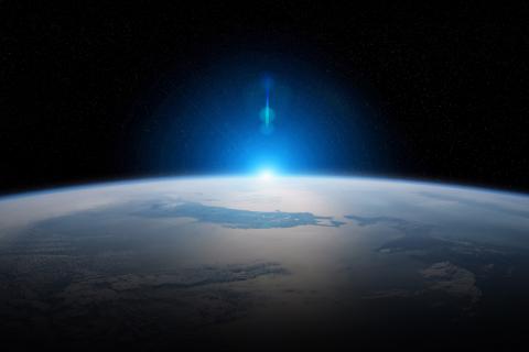 the earth from space