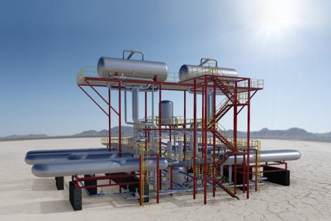 Molten salt steam generators