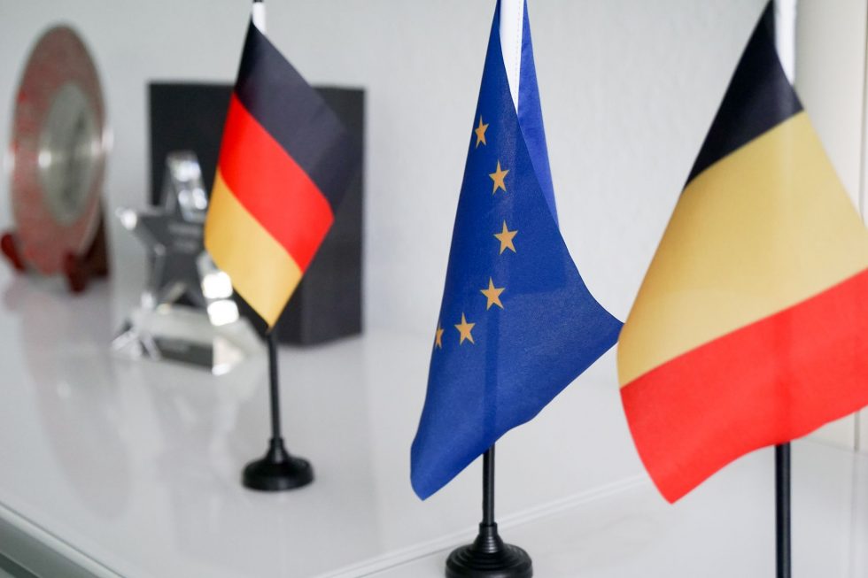 three-small-flags-germany-europe-belgium