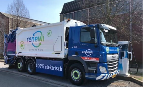 green-garbage-truck
