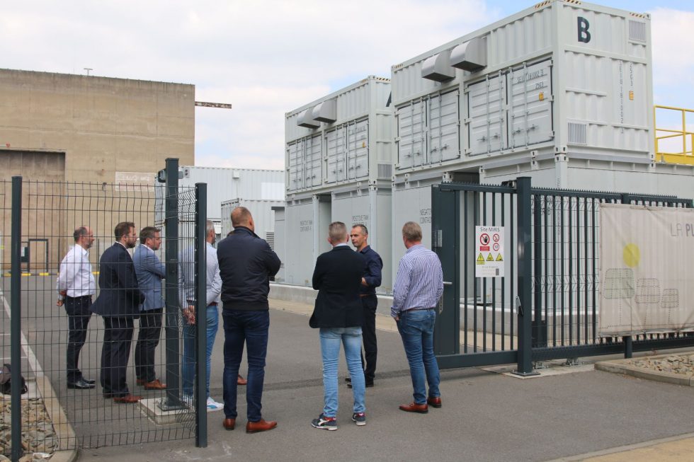transport and logistics experts discovering John Cockerill's energy hub and fast chargers