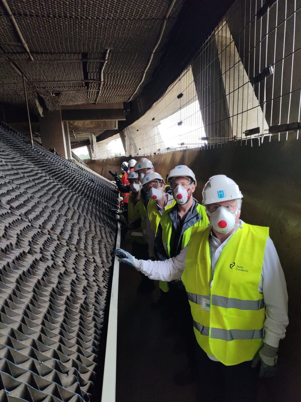 tour de refroidissement John Cockerill Hamon à la centrale nucléaire de Belleville (France)
