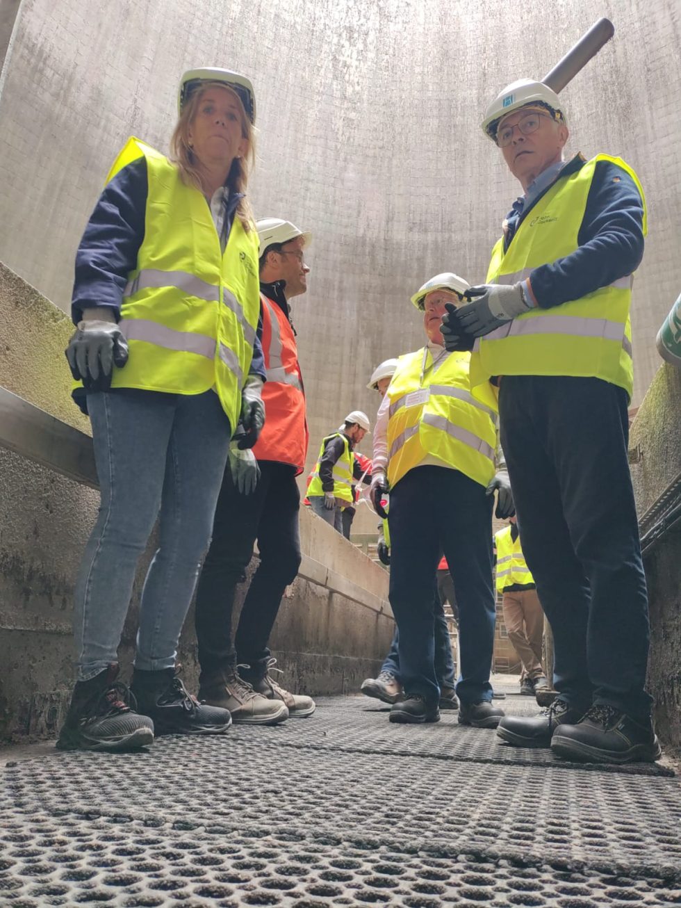 tour de refroidissement John Cockerill Hamon à la centrale nucléaire de Belleville (France)