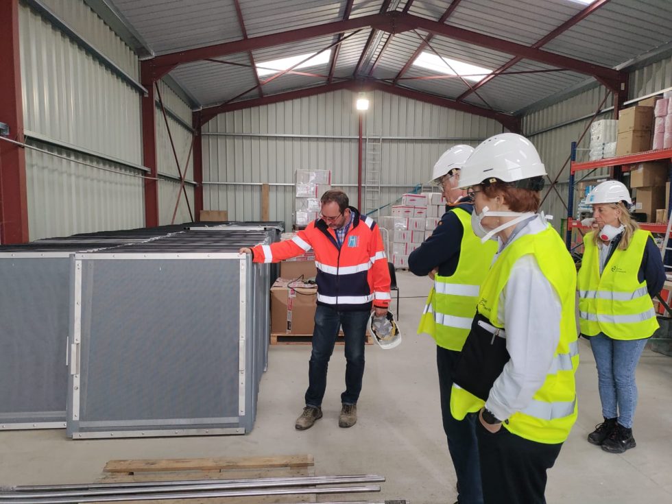 tour de refroidissement John Cockerill Hamon à la centrale nucléaire de Belleville (France)