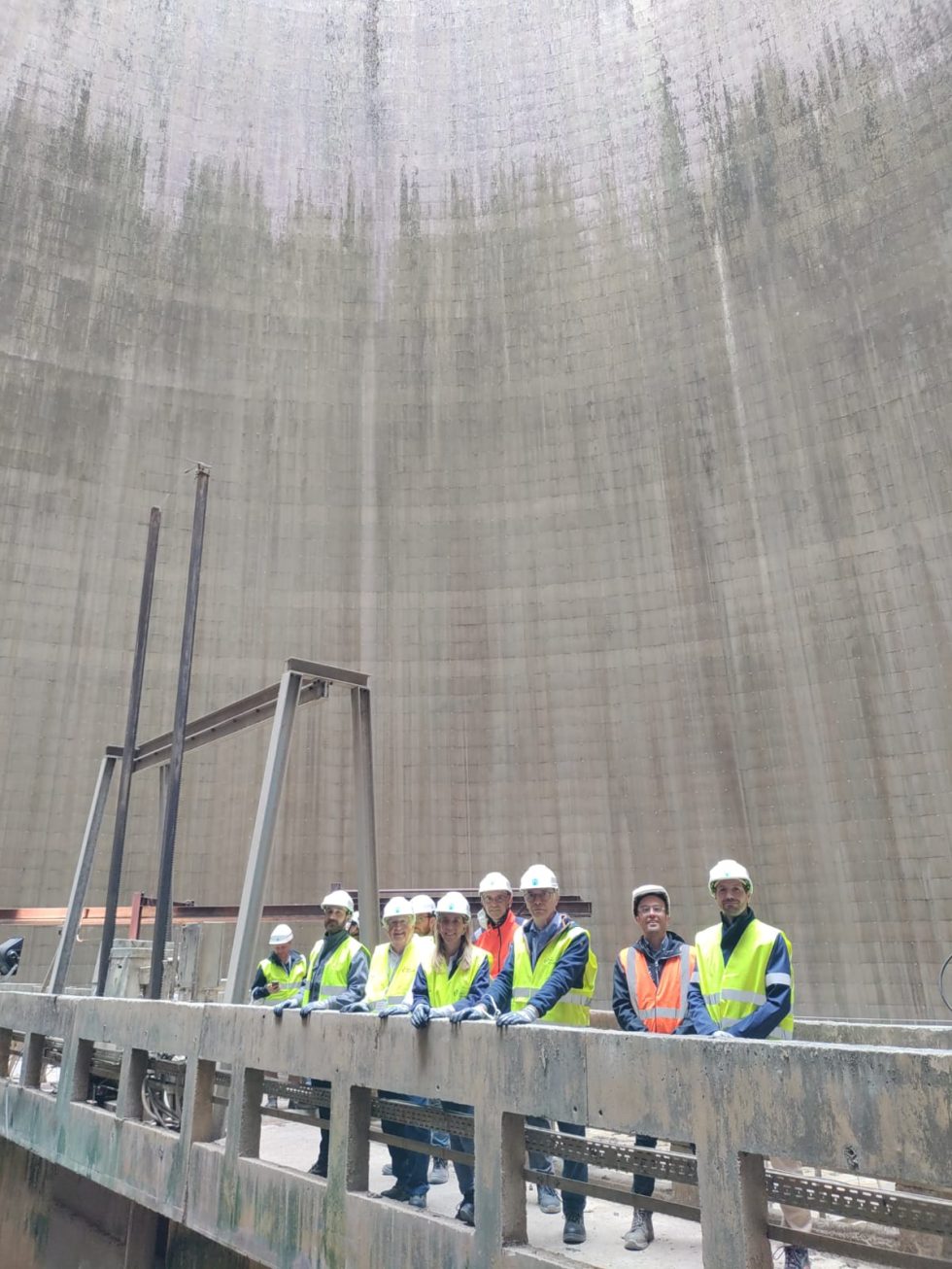 tour de refroidissement John Cockerill Hamon à la centrale nucléaire de Belleville (France)