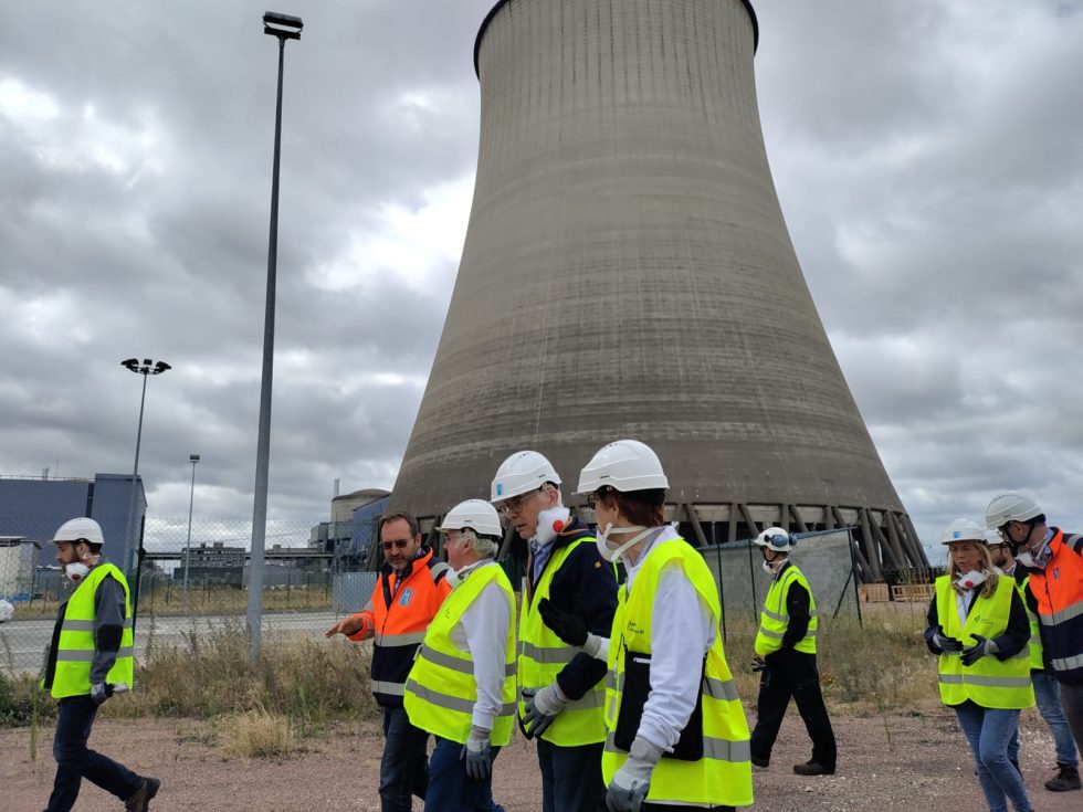 tour de refroidissement John Cockerill Hamon à la centrale nucléaire de Belleville (France)