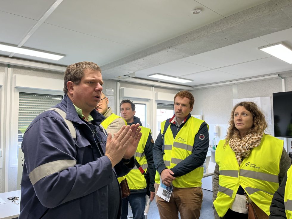Visite d'industriels dunkerquois chez John Cockerill