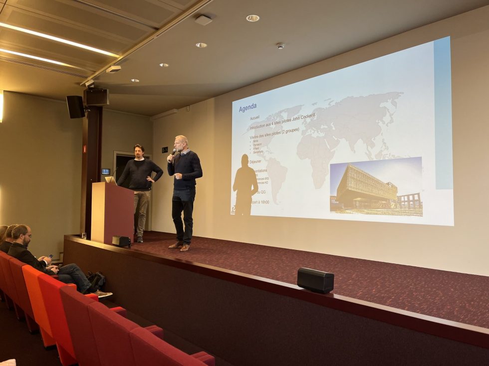 Visite d'industriels dunkerquois chez John Cockerill