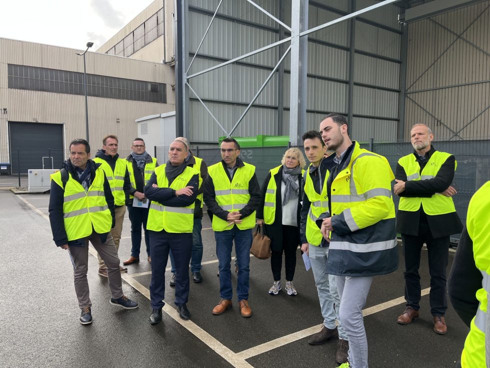 Visite d'industriels dunkerquois chez John Cockerill