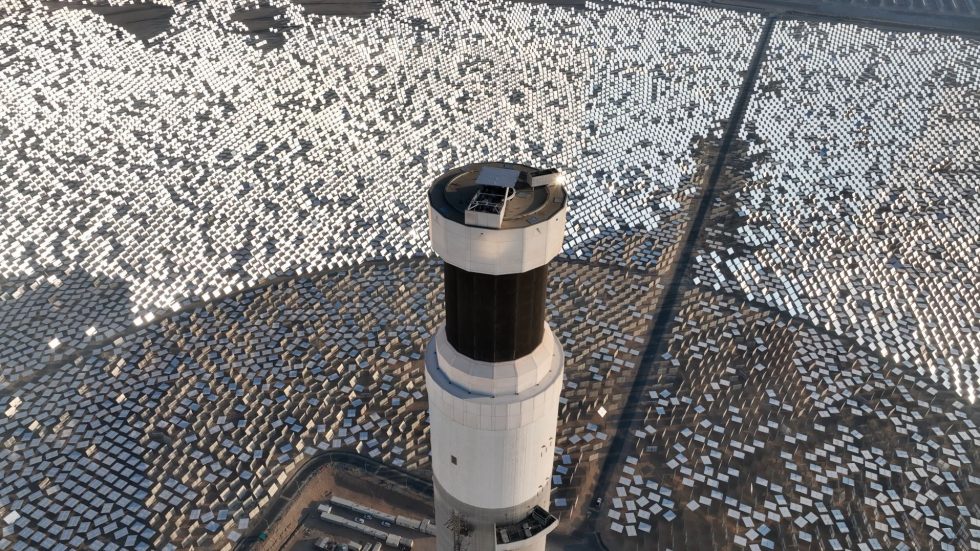 The Mohammed bin Rashid Al Maktoum Solar Park (Dubai, UAE) equipped with a John Cockerill solar thermal receiver