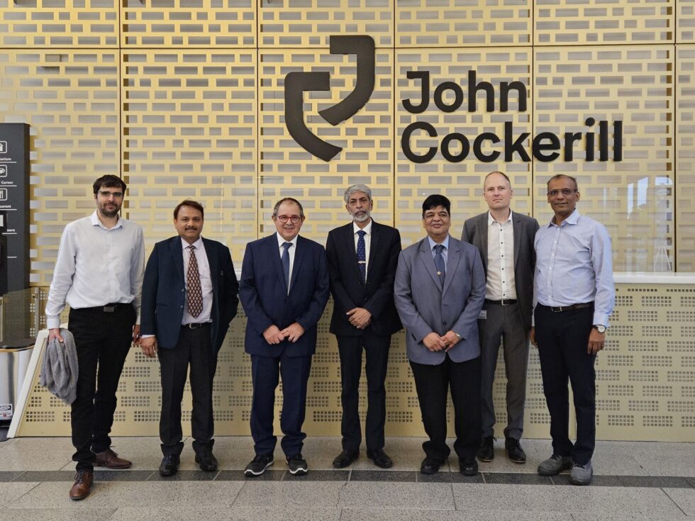 Steel Authority of India Limited (STAIL) delegation visit John Cockerill CRM Group ArcelorMittal Kessales Jet Vapor Deposition (JVD)